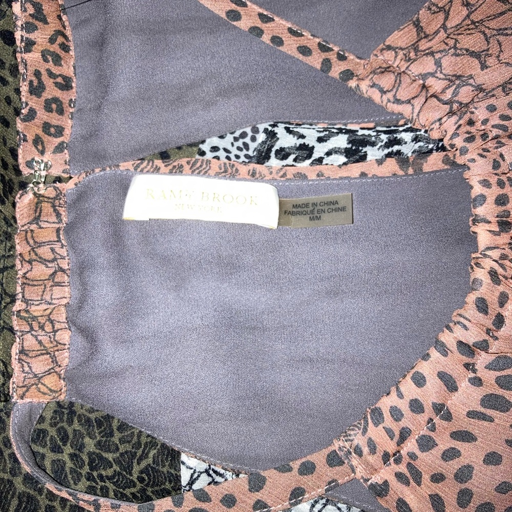 Ramy Brook Printed Leomi Dress, Size Medium - Picture 5 of 8